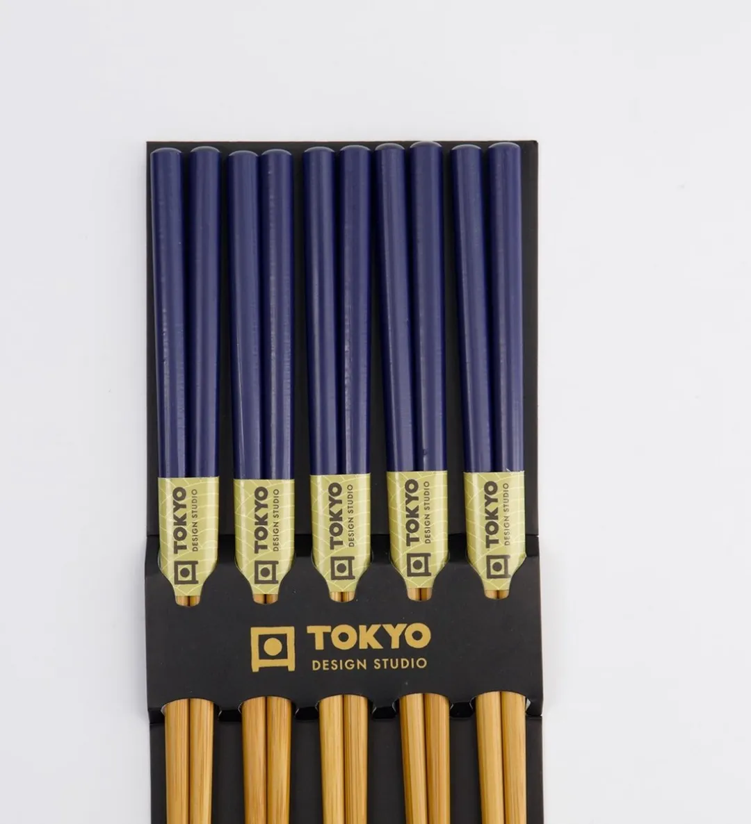 Tokyo Design Studio Eetstokjes Blauw/Bruin - 5 Paar