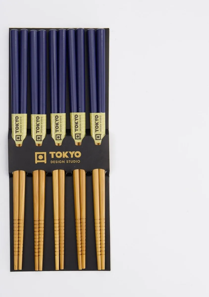 Tokyo Design Studio Eetstokjes Blauw/Bruin