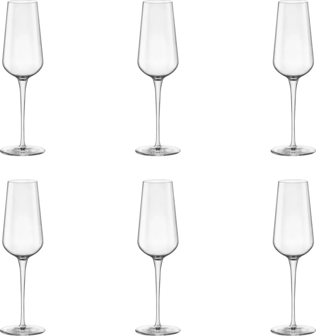 Bormioli Rocco Uno Inalto Champagneglas 28cl - 6 Stuks