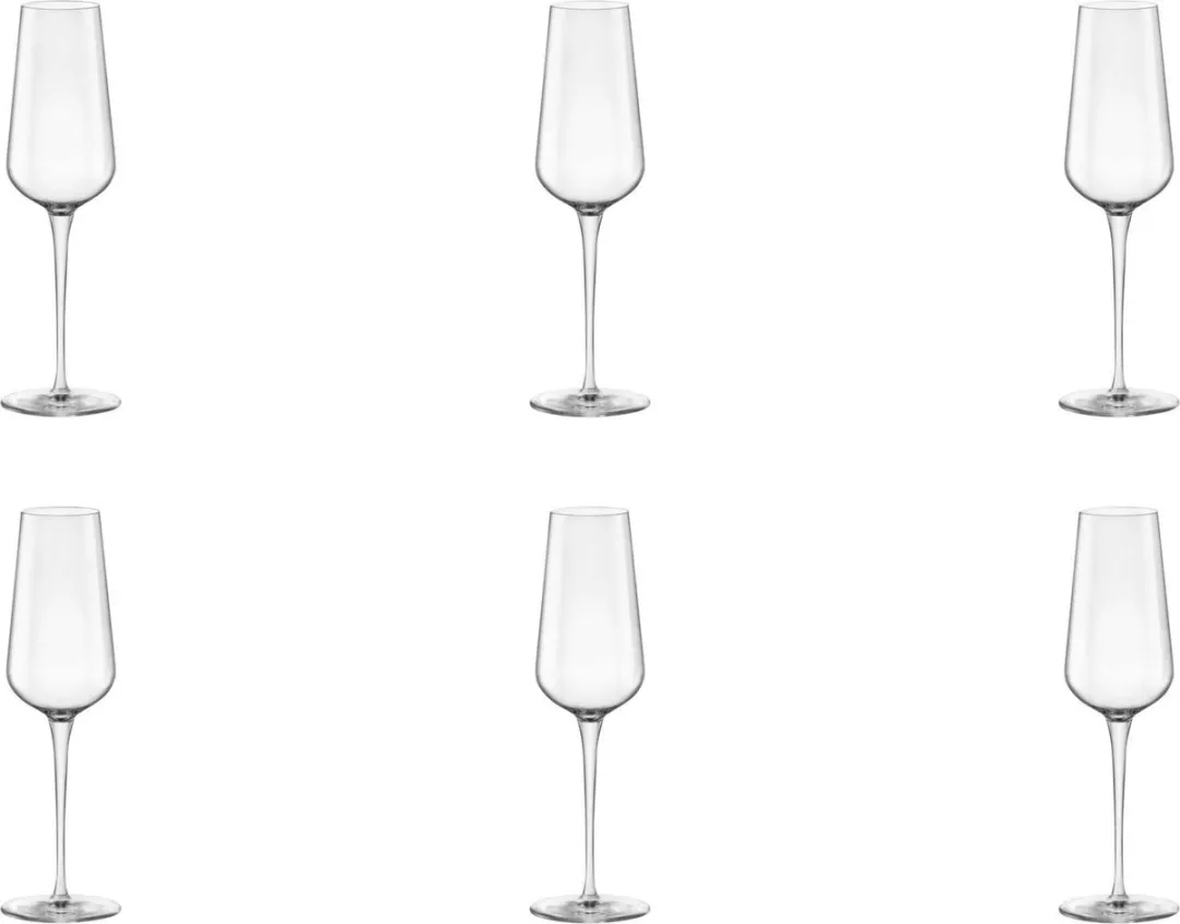 Bormioli Rocco Uno Inalto Champagneglas 28cl - 6 Stuks