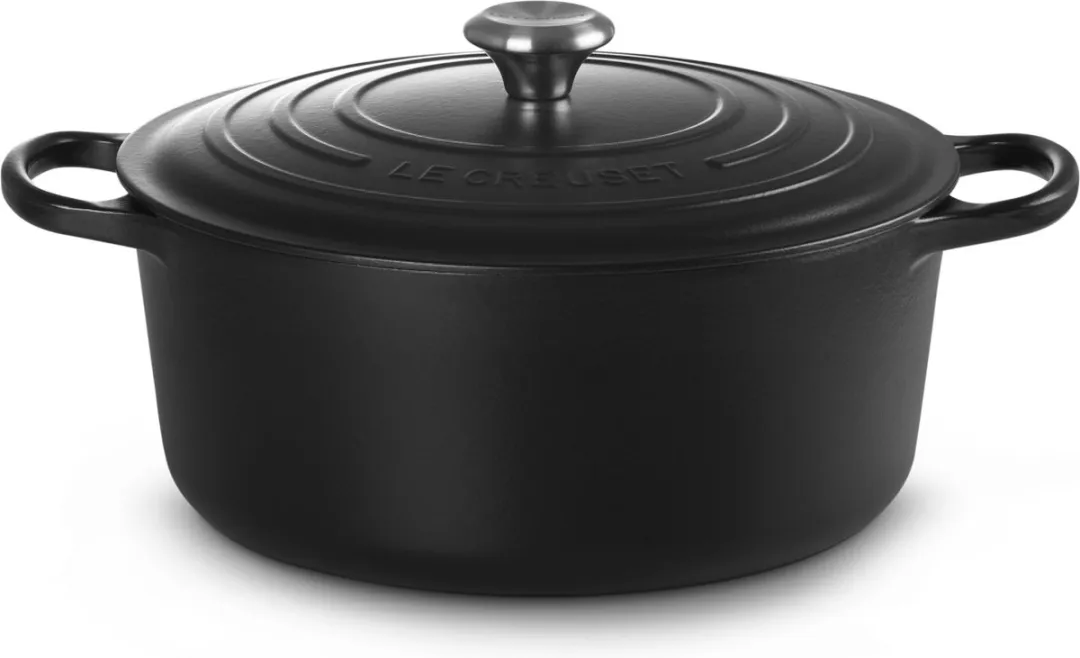 Le Creuset Braadpan Signature Mat Zwart Ø30cm
