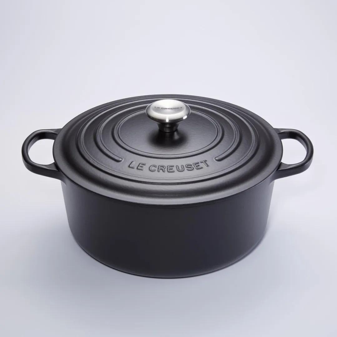 Le Creuset Braadpan Signature Mat Zwart Ø30cm
