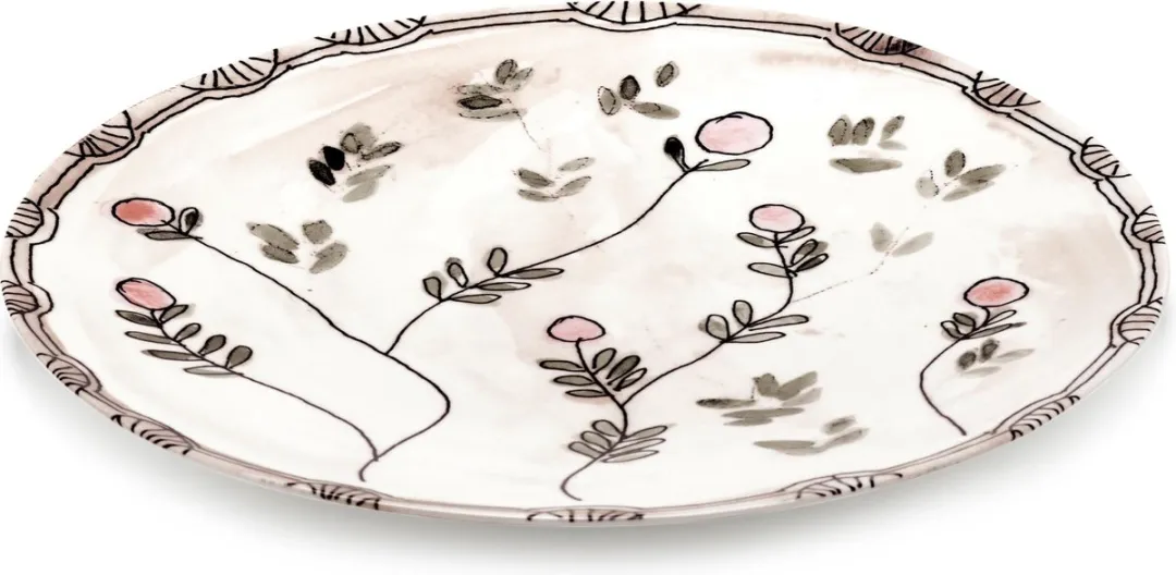 Serax Midnight Flowers By Marni Nude Serveerschaal