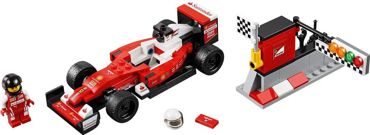 LEGO Speed Champions Scuderia Ferrari SF16-H 75879 - 184 Stukken
