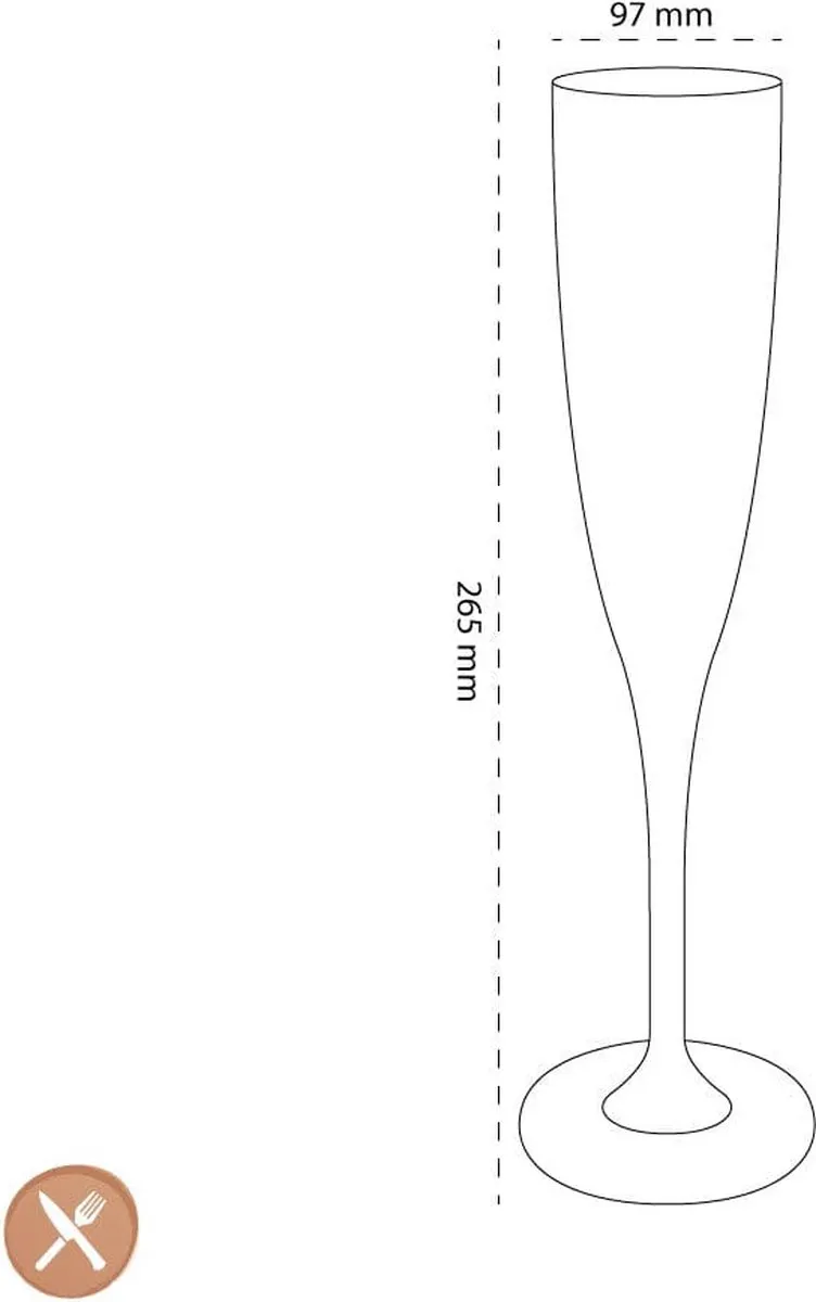 Villeroy & Boch Maxima Champagneglazen 4 Stuks - Transparant