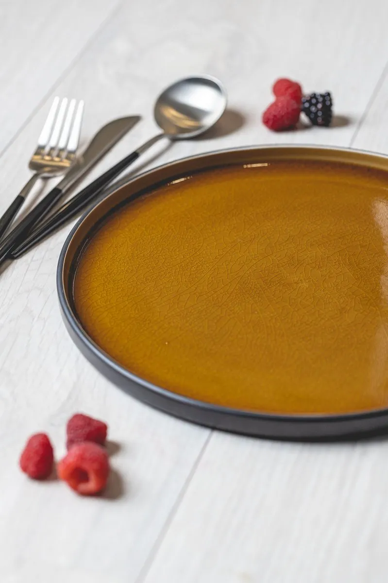 Cosy&Trendy Dinerbord Tallina - Ø27,5cm - Bruin