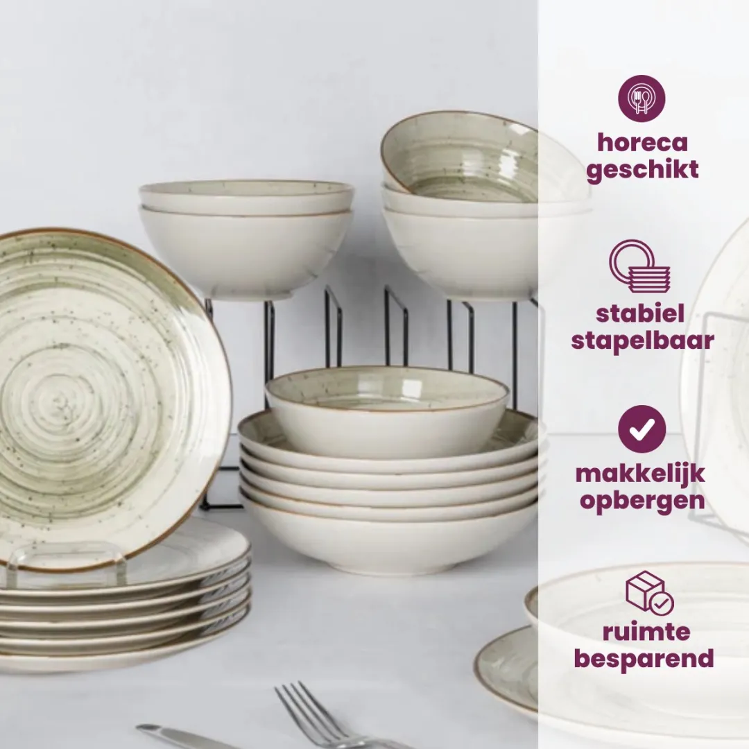 Cosy&Trendy Dinerbord Sintra Ivy Green Ø26cm