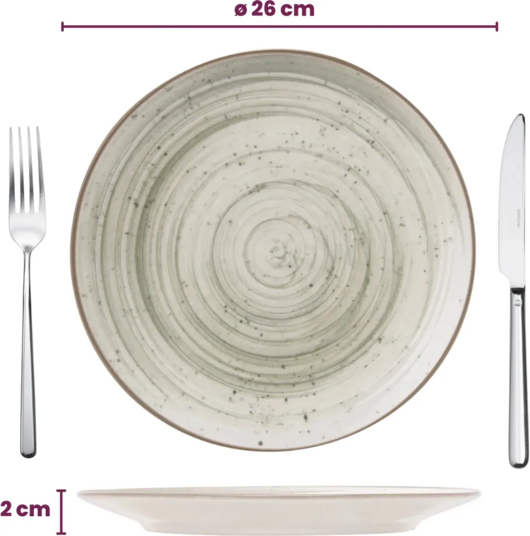 Cosy&Trendy Dinerbord Sintra Ivy Green Ø26cm