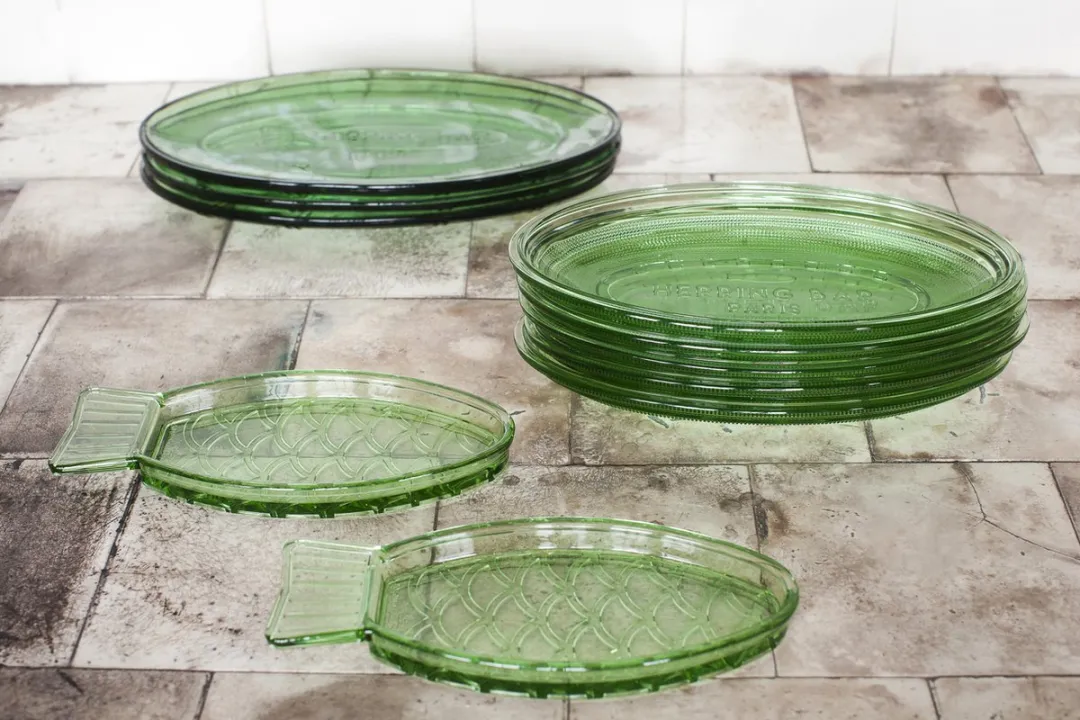 Serax Paola Navone Fish & Fish Serveerschaal - 10x2cm - Groen - afbeelding 6 van 6
