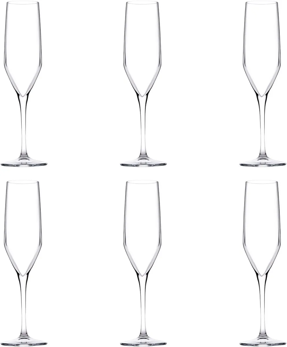 Pasabahce Napa Champagneglazen Set 6 Stuks - 20cl - Transparant