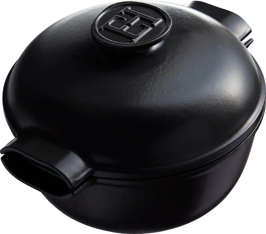 Emile Henry Kookpan Delight 2.0L - Zwart