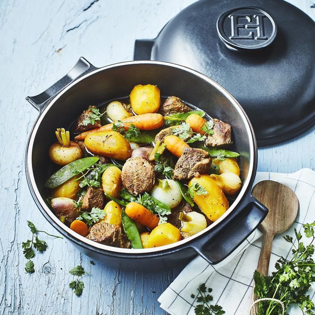 Emile Henry Kookpan Delight 2.0L - Zwart