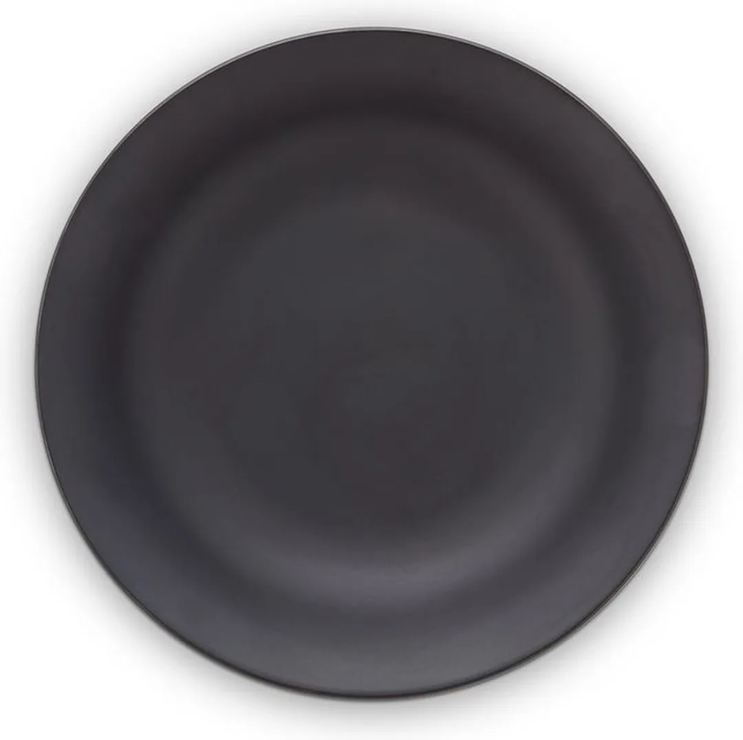 vtwonen Basic Pastaborden Set 6 Stuks - Ø25,5cm - Zwart