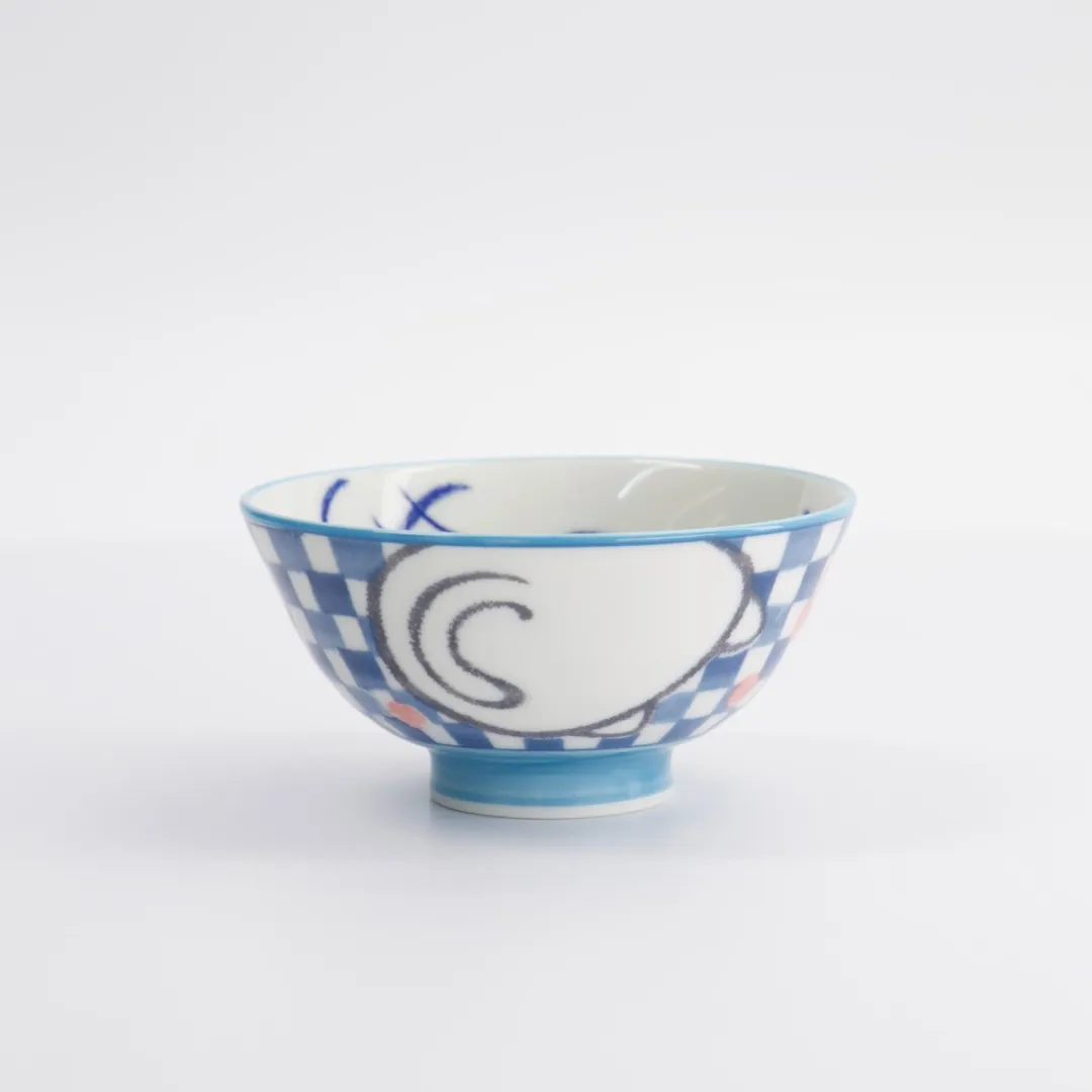 Tokyo Design Studio Kawaii Rijstkom Geluks Kat - 300ml - Blauw