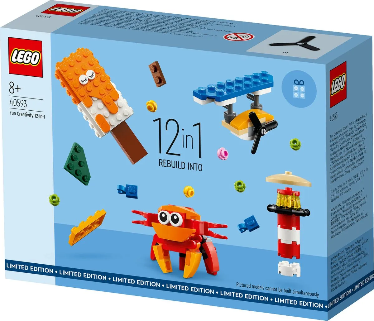 LEGO 40593 Creatief Bouwset 12-in-1 - 279 Stukken - Meerkleurig