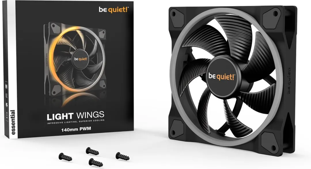 be quiet! Light Wings BL074 PC-ventilator 14cm - Zwart - afbeelding 6 van 6