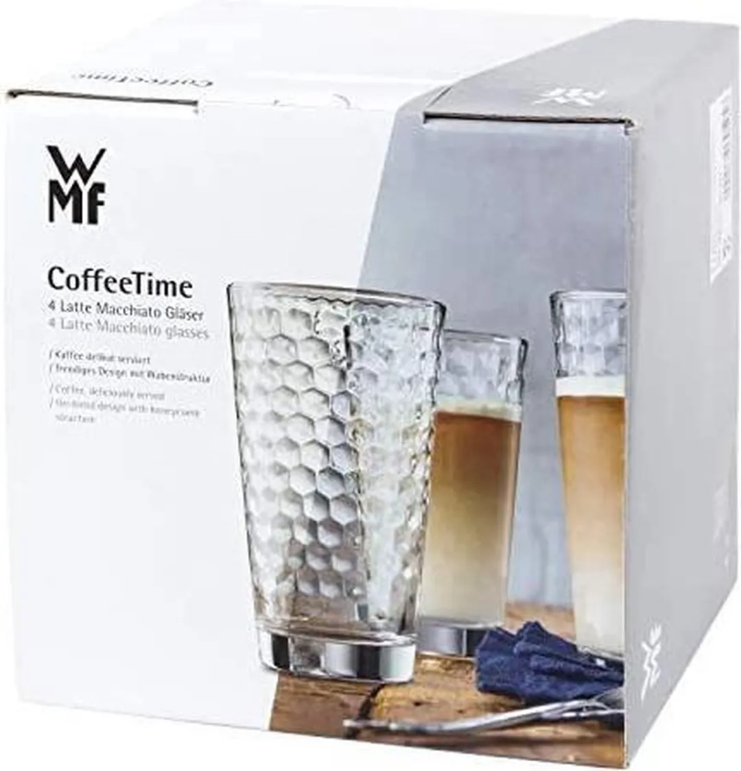 WMF CoffeeTime Latte Macchiato Glazen - Set van 4