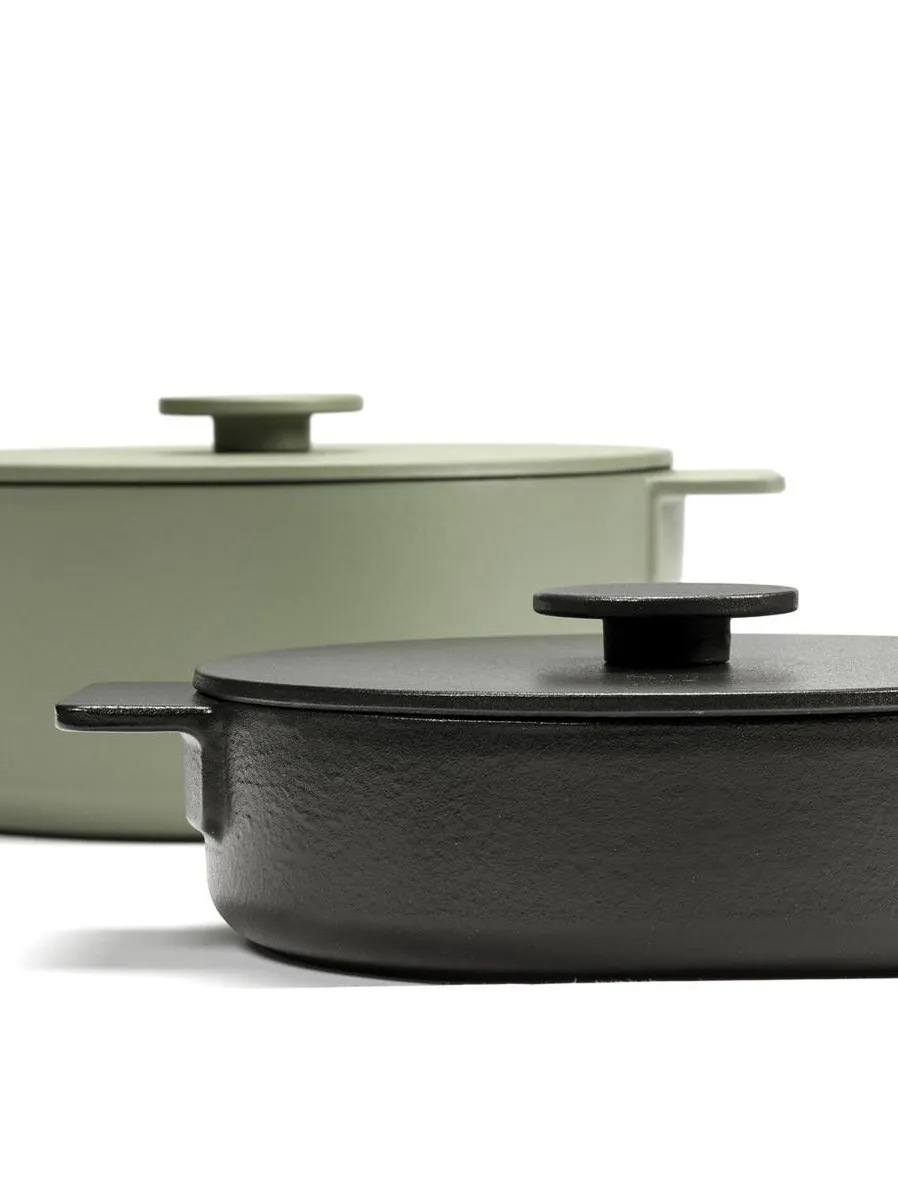 Serax Surface by Sergio Herman Braadpan 1,7L - Ø23cm - Zwart