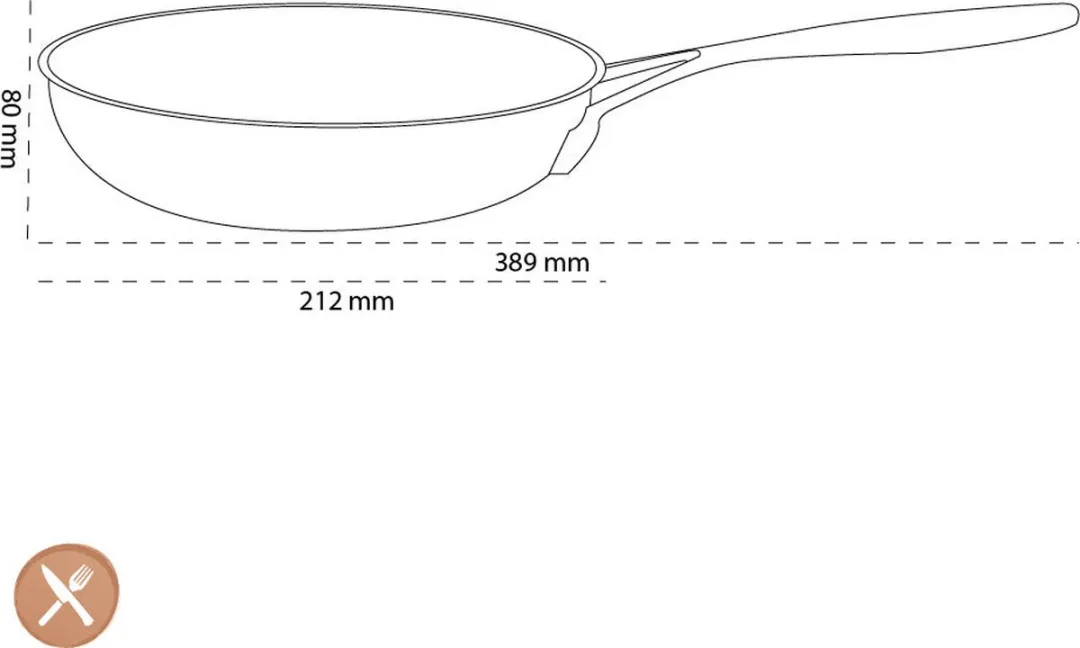 Demeyere Industry 5 Koekenpan 20cm - RVS - afbeelding 6 van 6