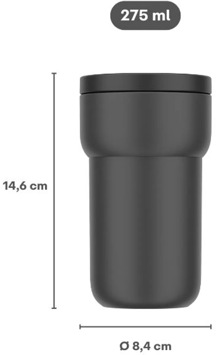 Mepal Reisbeker Ellipse 275ml - Vivid mauve