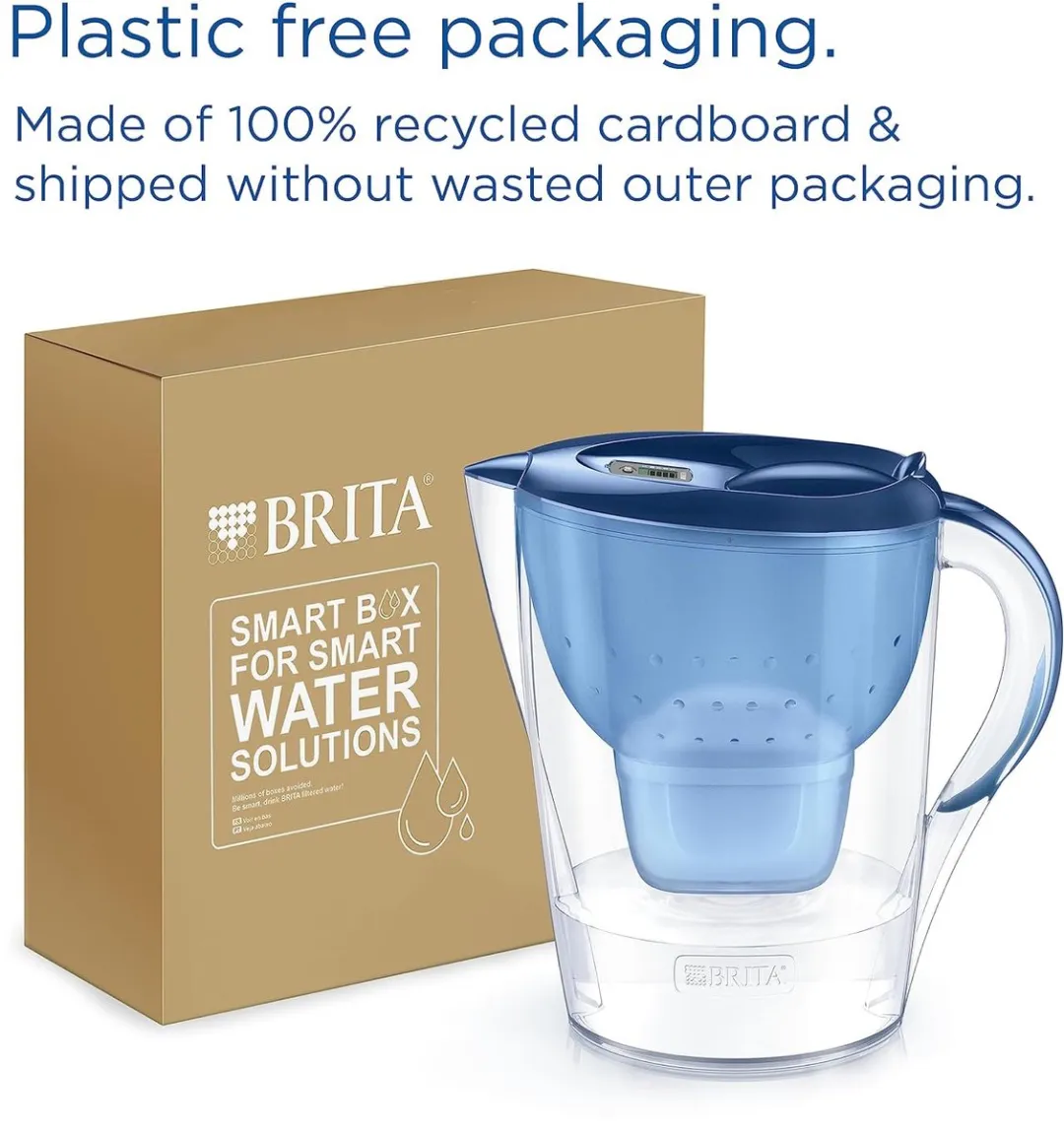 BRITA Marella XL Waterfilterkan 3,5L - Blauw - MAXTRA PRO Filter