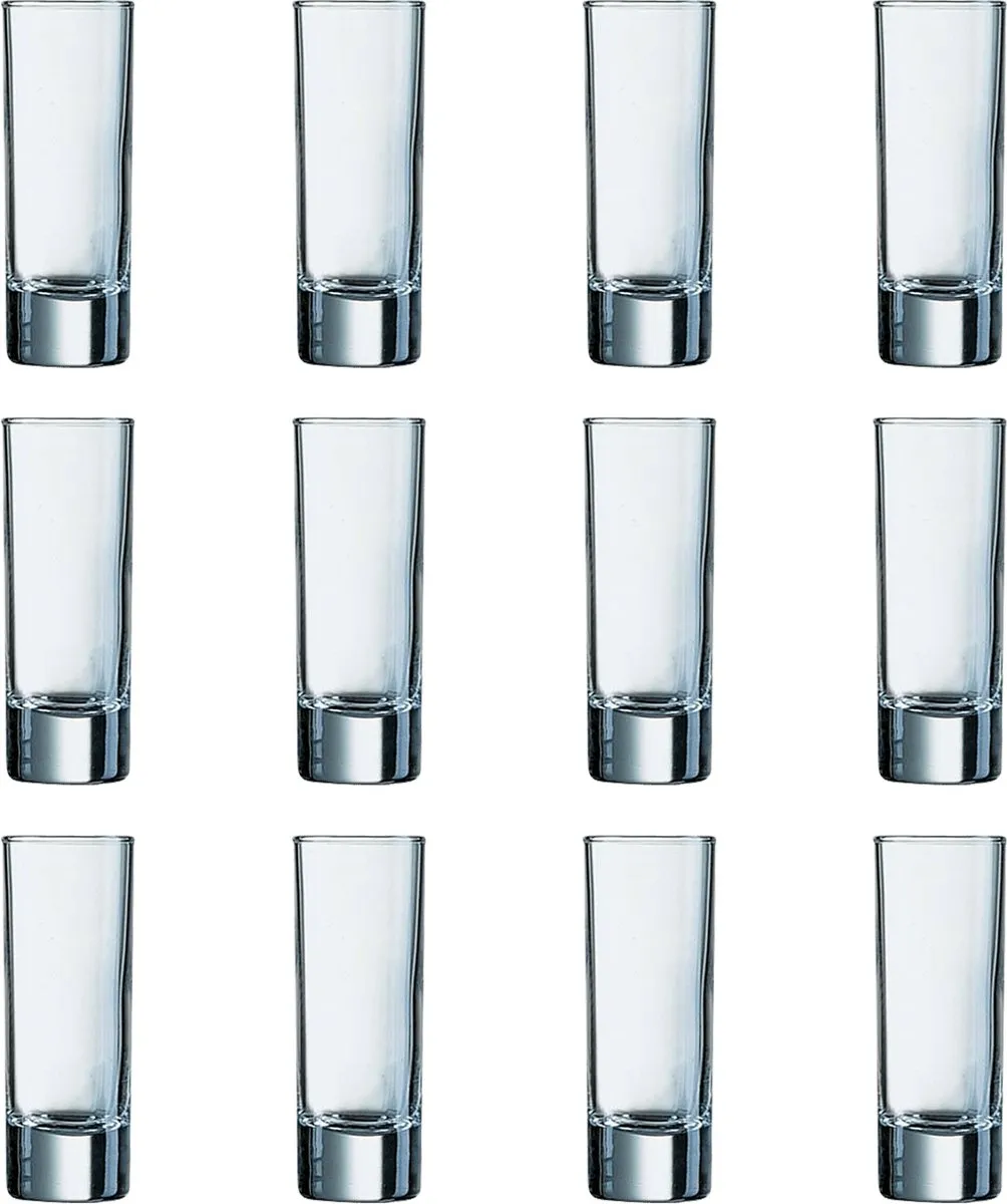 Arcoroc Islande Shotglas 6,5cl - 12 Stuks