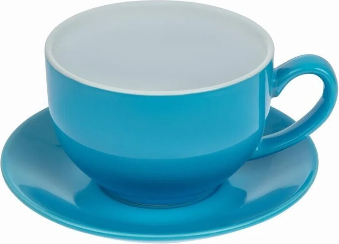 Olympia Café Cappuccinokoppen HC404 - Blauw - 34cl - 12 Stuks