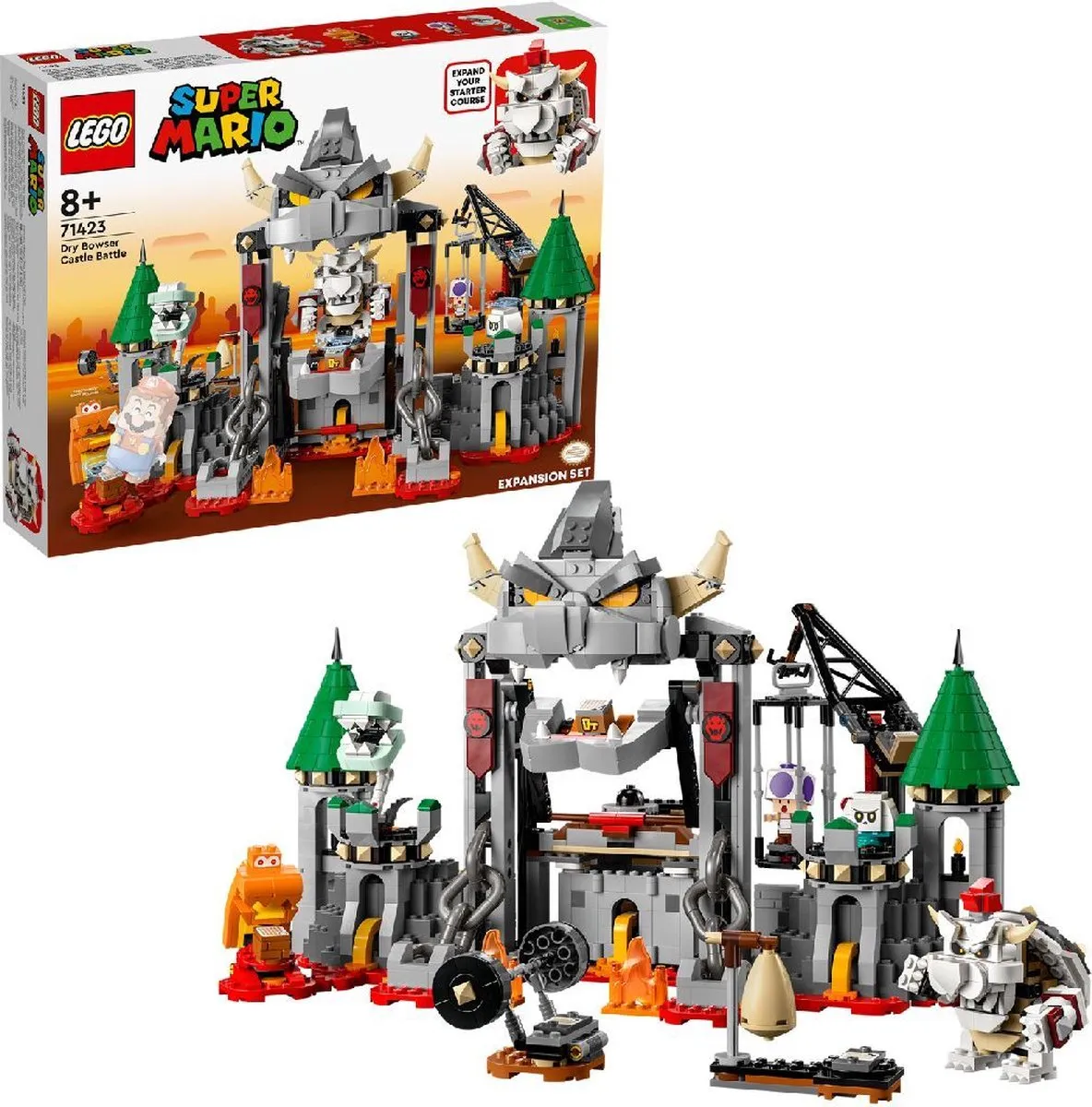 LEGO Gevecht op Dry Bowsers Kasteel 71423 - Meerkleurig - afbeelding 6 van 6
