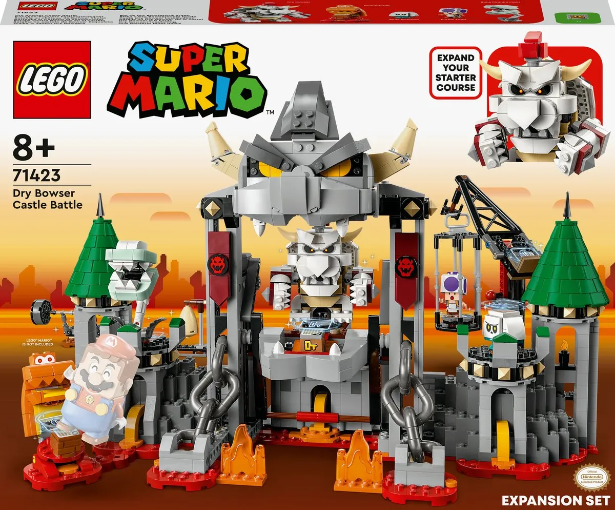 LEGO Gevecht op Dry Bowsers Kasteel 71423