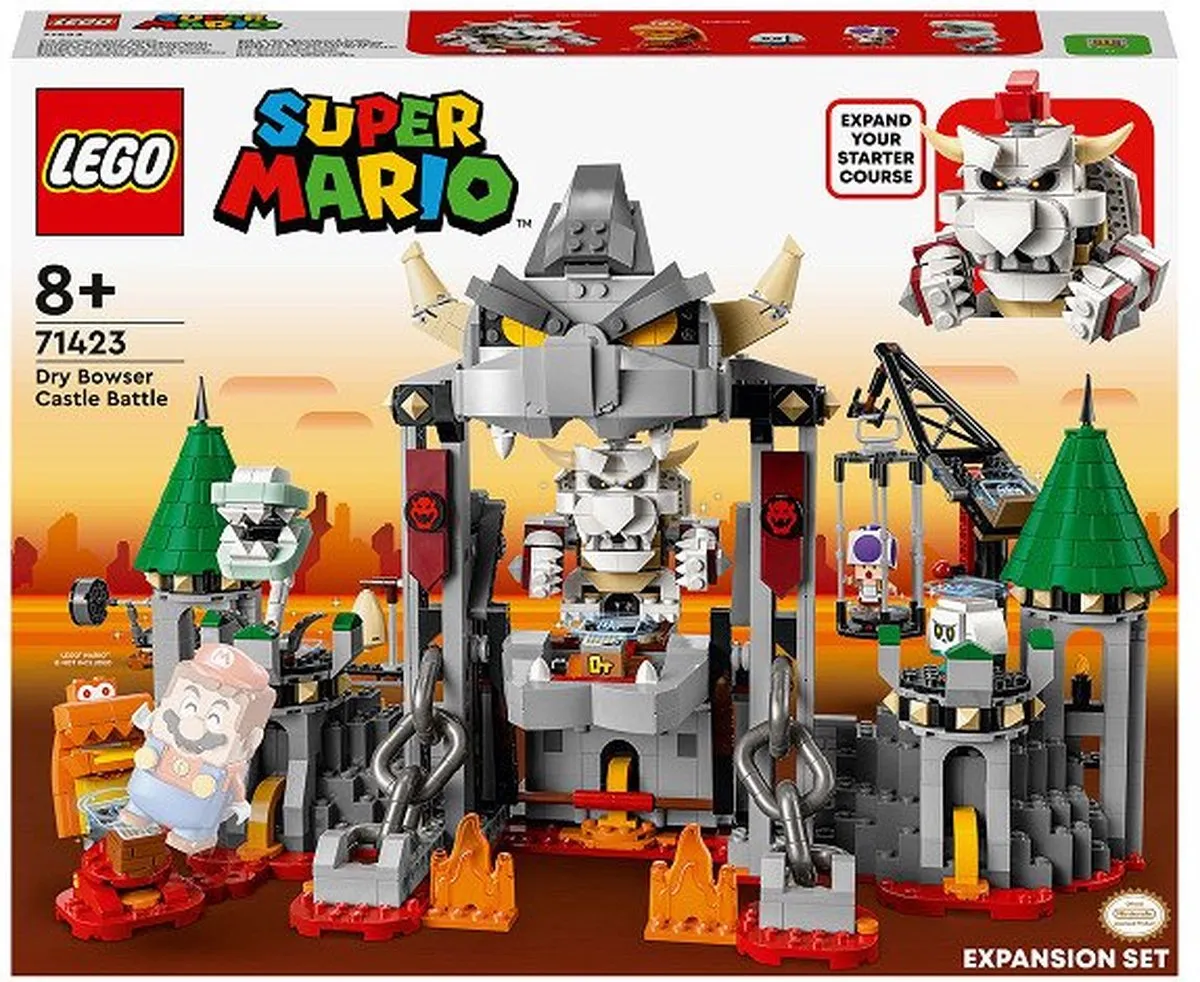 LEGO Gevecht op Dry Bowsers Kasteel 71423 - Meerkleurig