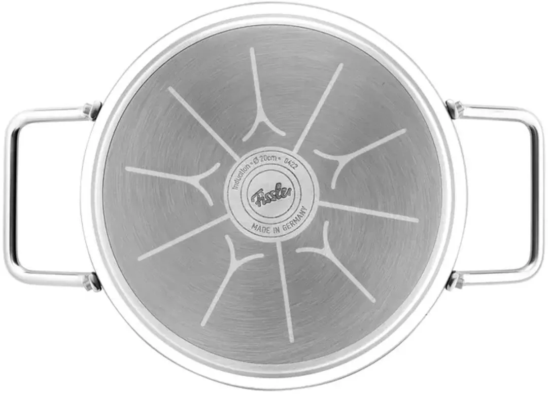 Fissler Adamant Steelpan Set 2-delig - Antraciet/Roestvrijstaal