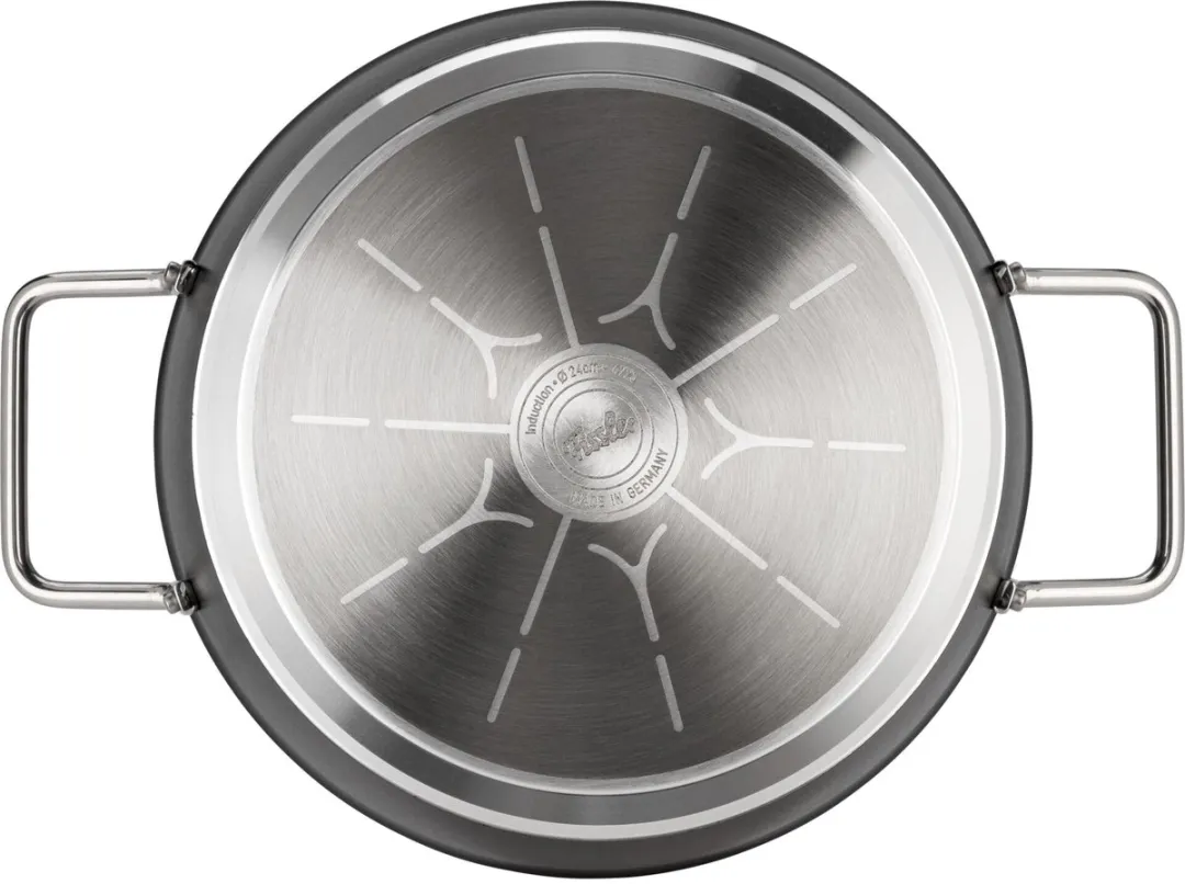 Fissler Adamant Steelpan Set 2-delig - Antraciet/Roestvrijstaal