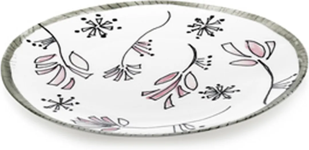 Serax Marni Midnightflowers Bord 24cm - 2 Stuks