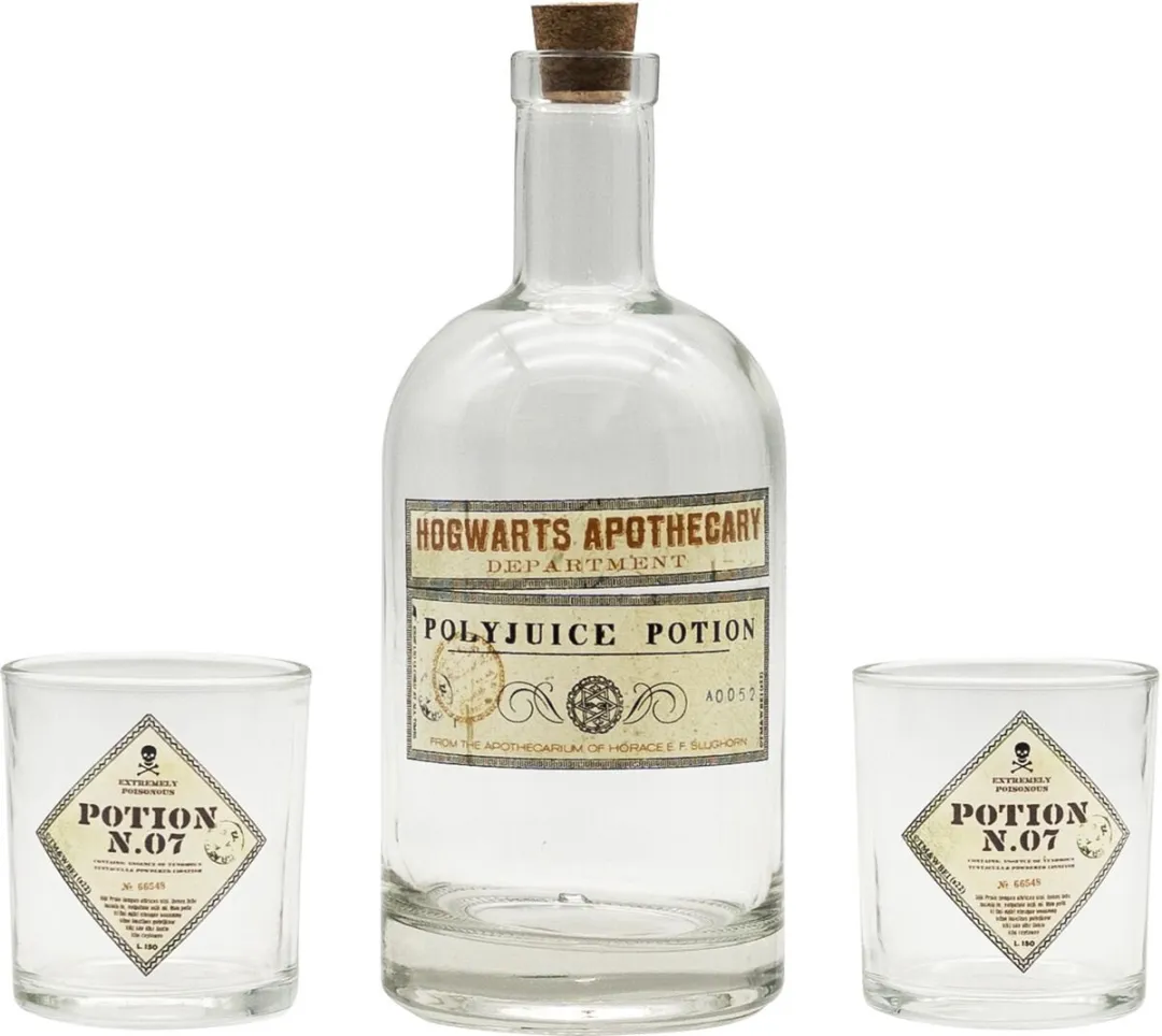 Harry Potter Potion Fles Glazenset