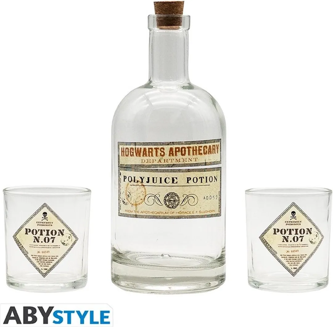 Harry Potter Potion Fles Glazenset - Meerkleurig