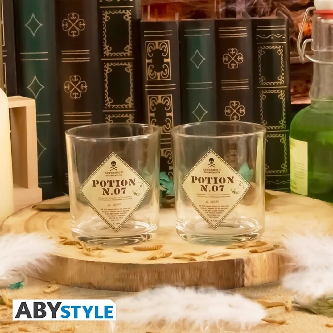 Harry Potter Potion Fles Glazenset - Meerkleurig