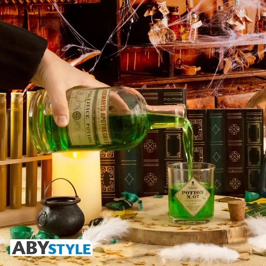 Harry Potter Potion Fles Glazenset - Meerkleurig - afbeelding 6 van 6