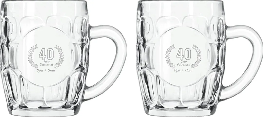 Libbey Gegraveerde Bierpullen 55cl