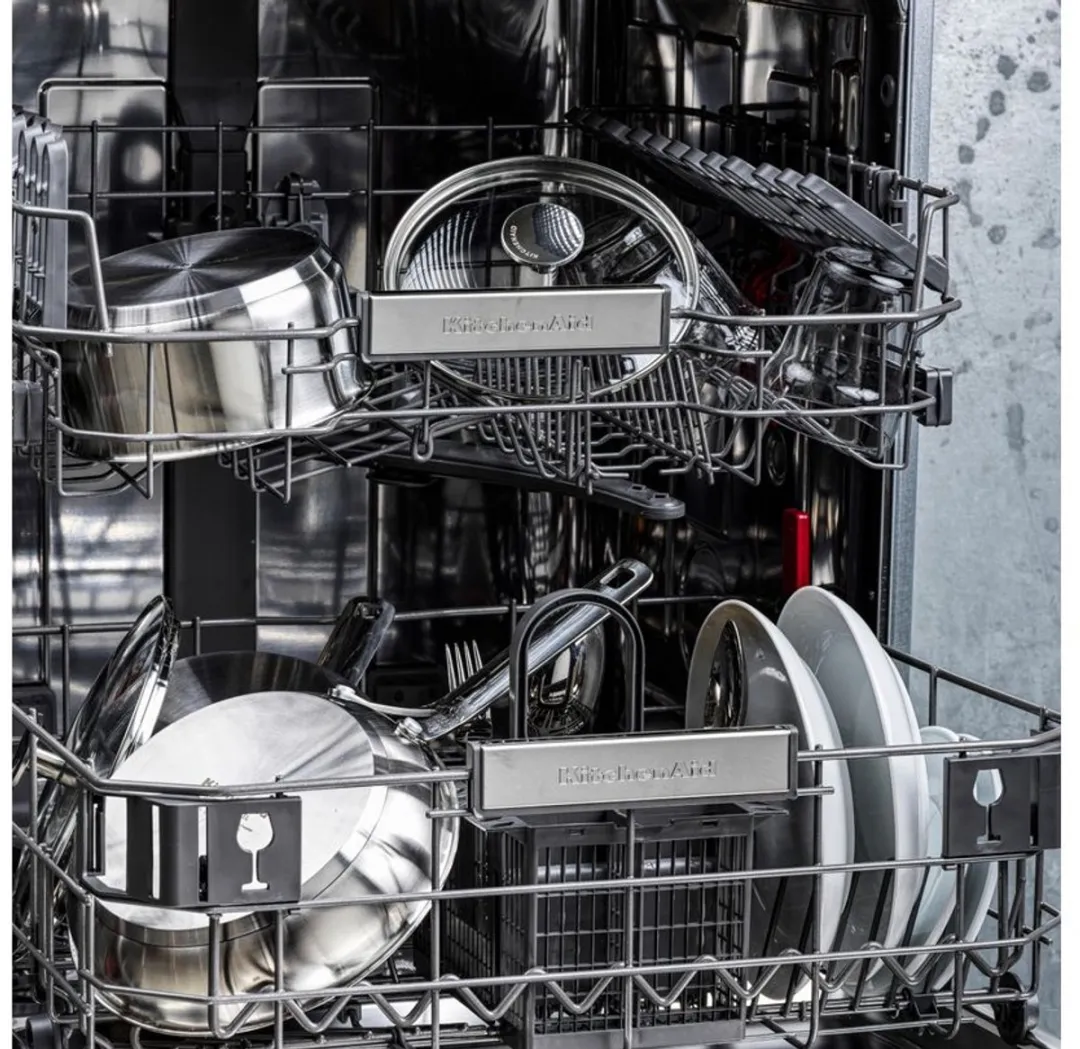 KitchenAid CC010355-001 Pannenset 7-delig - 4 Stuks - Zilver