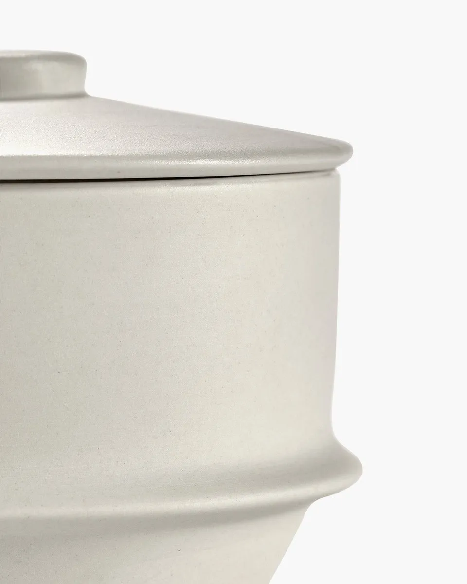 Serax Kelly Wearstler Dune Suikerpot - 8.5cm - Alabaster