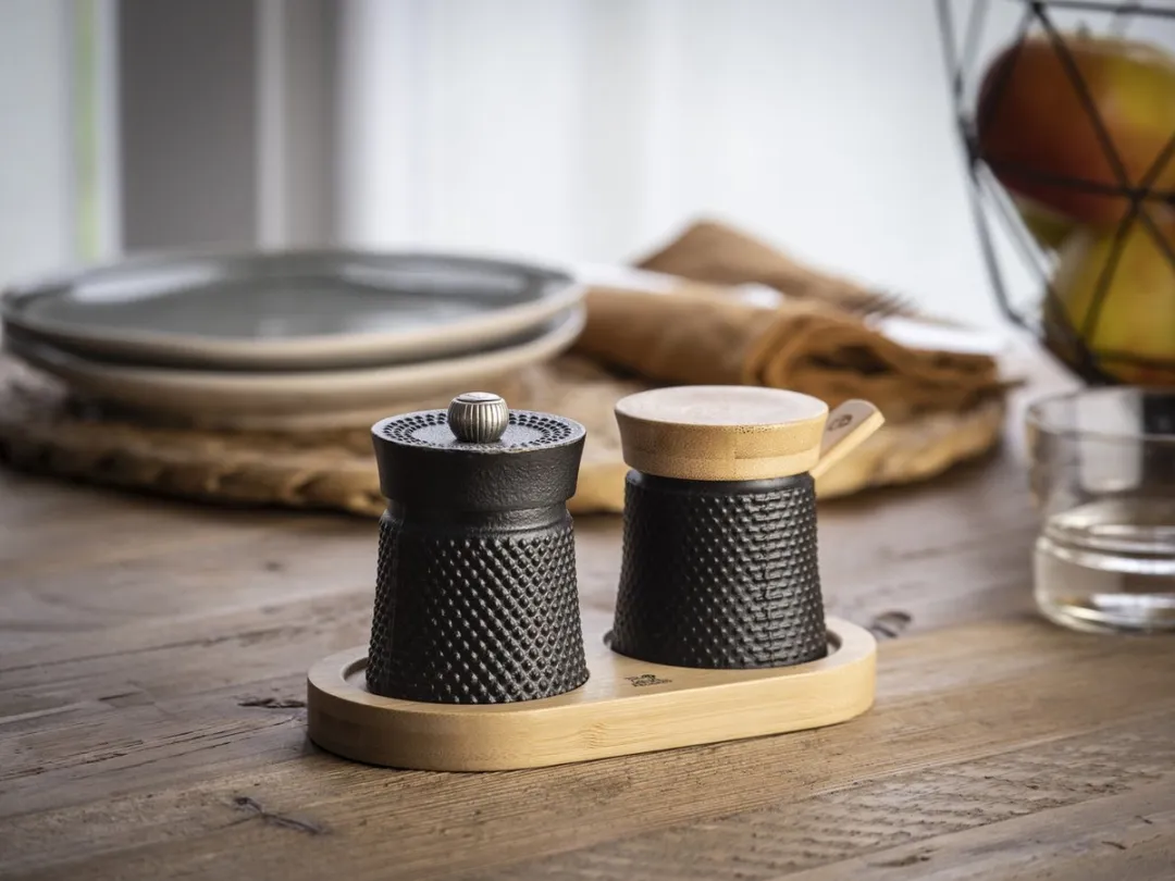 Peugeot Bali Fonte Peper- en Zoutstel 8cm - Zwart - afbeelding 6 van 6