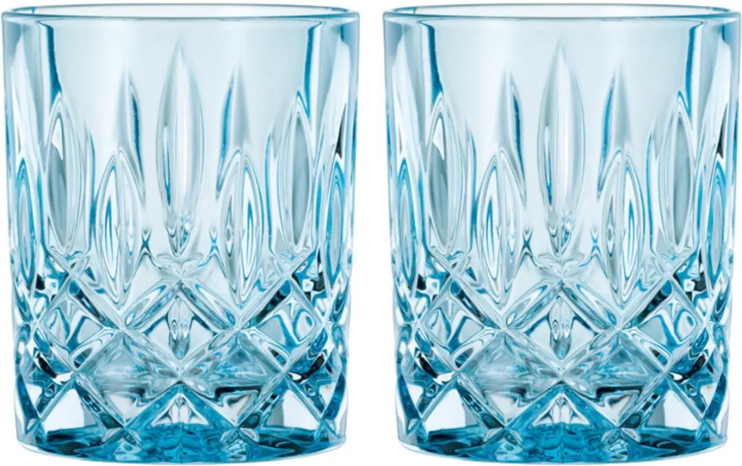 Nachtmann Noblesse Whiskeyglas - Blauw - 295ml - 2 Stuks