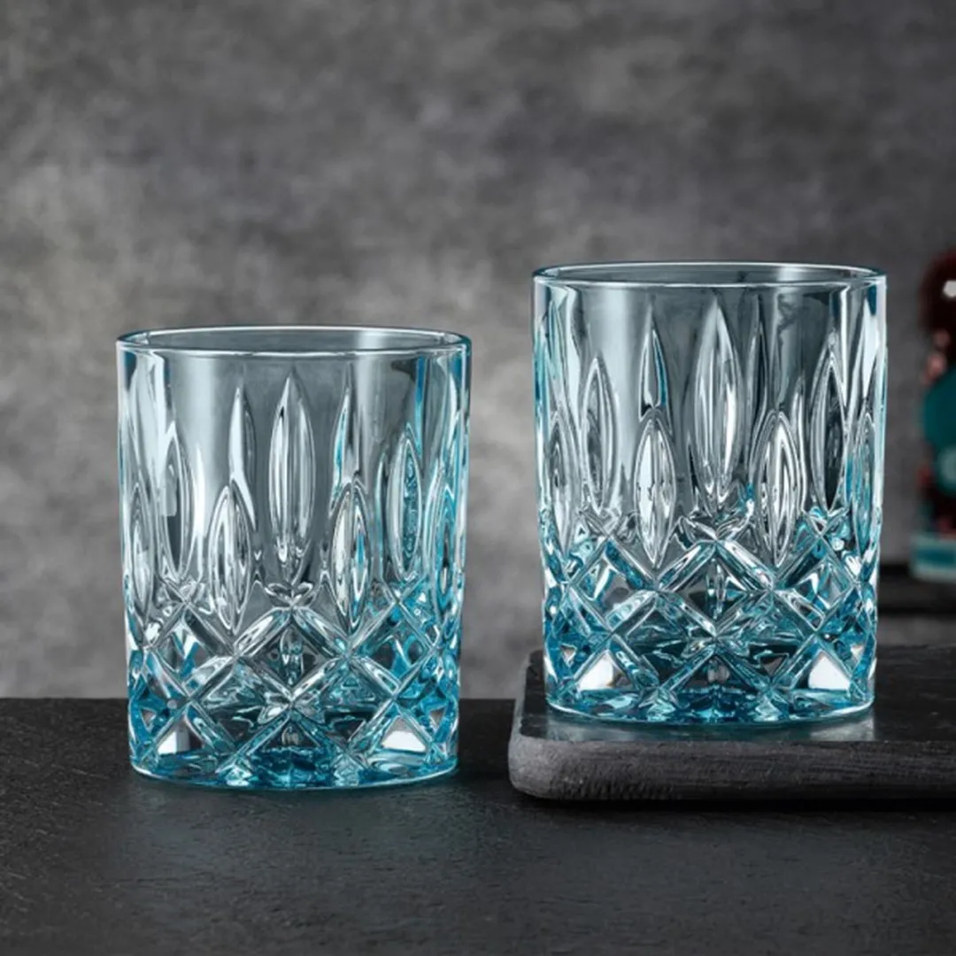 Nachtmann Noblesse Whiskeyglas - Blauw - 295ml - 2 Stuks