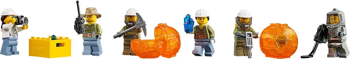 LEGO City Vulkaan Zware Transport Helikopter 60125 - 1277 Stukken - afbeelding 6 van 6