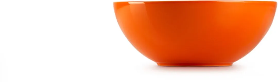 Le Creuset Aardewerken Ontbijtkommen Oranjerood 16cm - 4 Stuks