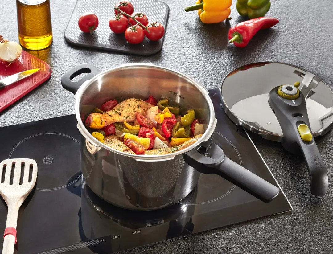 Tefal Secure 5 Trendy Snelkookpan 6L - Zilver