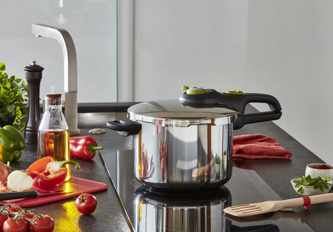 Tefal Secure 5 Trendy Snelkookpan 6L - Zilver - afbeelding 6 van 6