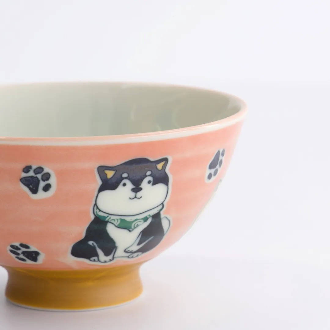 Tokyo Design Studio Kawaii Rijstkom Multi Shiba-Hond - 300ml - Rood
