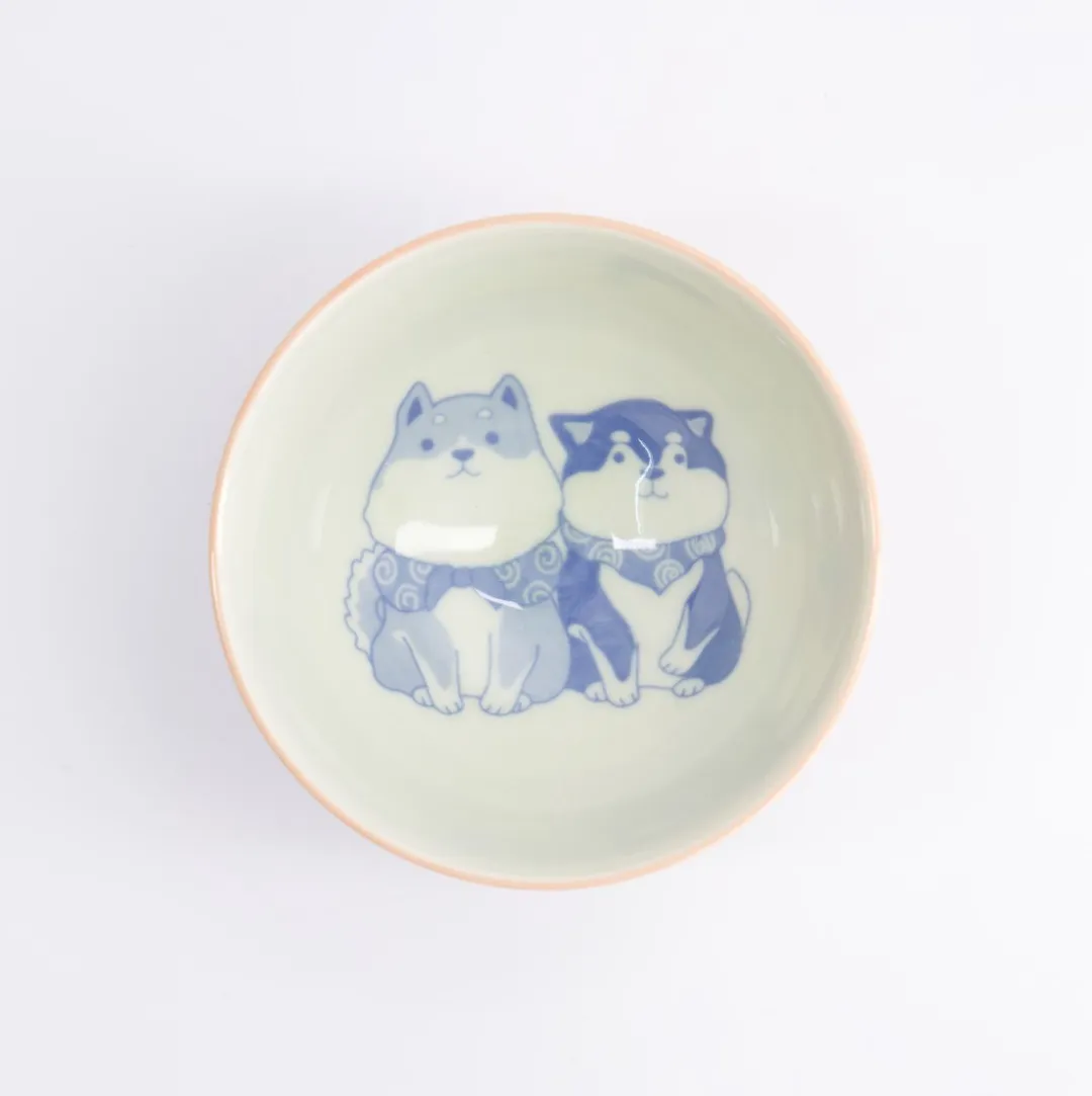 Tokyo Design Studio Kawaii Rijstkom Multi Shiba-Hond - 300ml - Rood