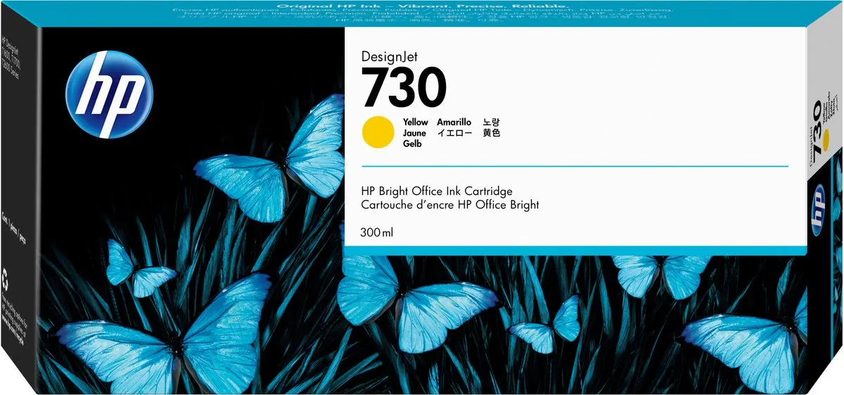 HP P2V70A Geel XL Inktcartridge 300ml